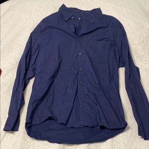 Uniqlo Blue Casual Button Down Shirt